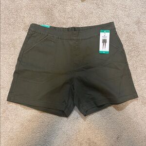 Nautica Women's Dark Green Cargo Shorts